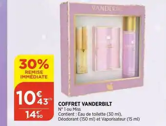 Bi1 Coffret Vanderbilt 30% Remise Immédiate offre
