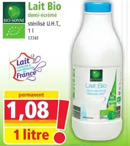 Norma Lait Bio demi-écrémé offre