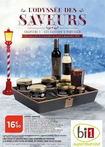 Bi1 Coffret Anatolie offre
