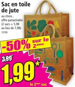 Norma Sac en toile de jute offre