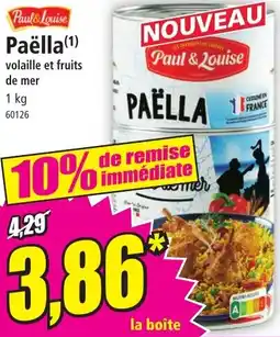 Norma Paëlla volaille et fruits de mer offre