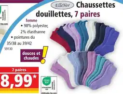 Norma Elle Nor Chaussettes douillettes, 7 paires femme offre