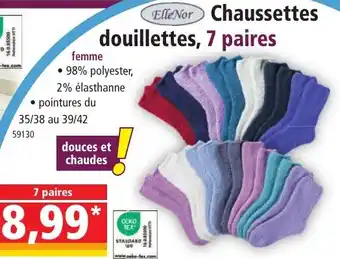 Norma Elle Nor Chaussettes douillettes, 7 paires femme offre