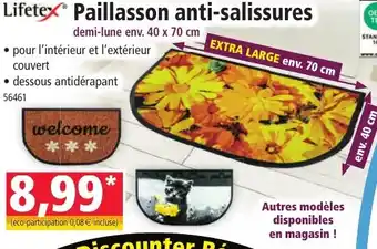 Norma Lifetex Paillasson anti-salissures offre