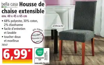 Norma Bella casa Housse de chaise extensible offre