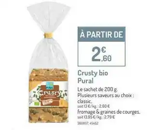Botanic Crusty Bio Pural offre