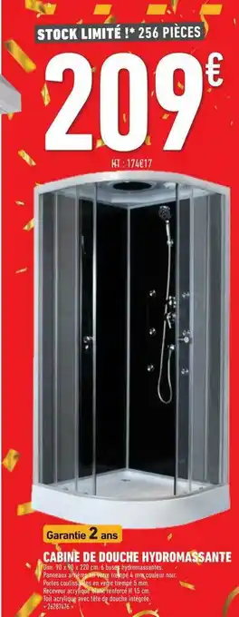 Brico Cash Cabine De Douche Hydromassante offre