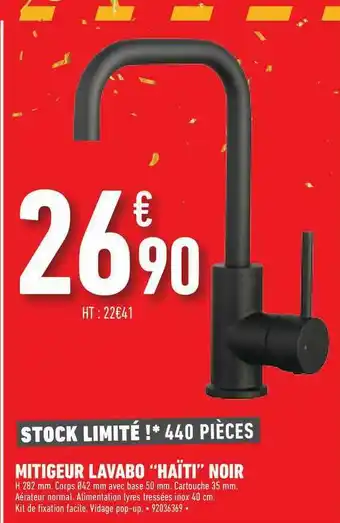 Brico Cash Mitigeur Lavabo offre