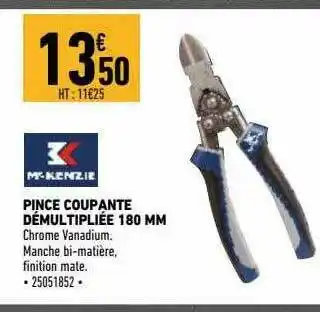 Brico Cash Pince Coupante Démultipliée 180 Mm M.kenzie offre