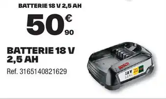 Brico Dépôt Batterie 18 v 2,5 ah offre