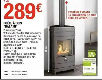 Brico Dépôt Poêle à Bois offre