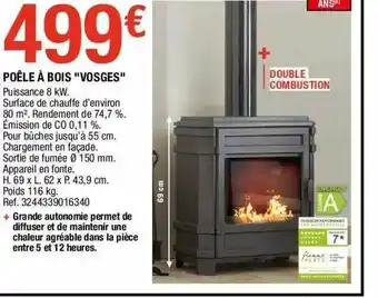 Brico Dépôt Poêle à Bois offre