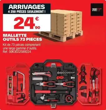 Brico Dépôt Mallette outils 73 pieces offre