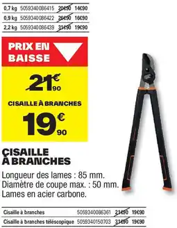 Brico Dépôt Cisaille à branches offre