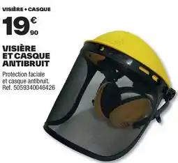 Brico Dépôt Visière et casque antibruit offre