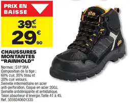 Brico Dépôt Chaussures montantes rainhold offre