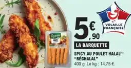 E.Leclerc Spicy au poulet halal réghalal offre