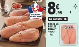 E.Leclerc Filets de poulet halal duc offre