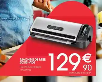 Brico Pro Machine De Mise Sous-vide offre