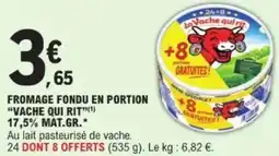 E.Leclerc Fromage fondu en portion vache qui rit offre