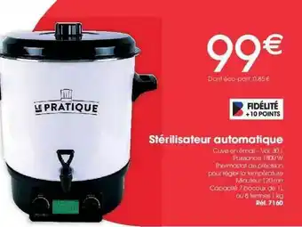 Stérilisateur Automatique Le Pratique