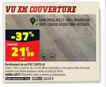 Bricorama Revêtement De Sol Pvc Castillo offre