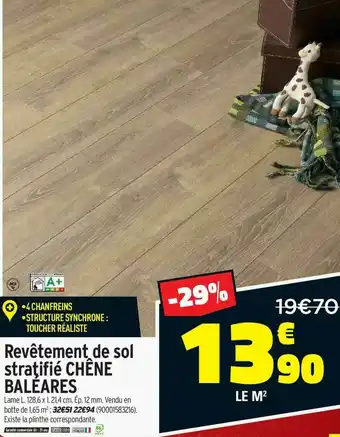 Bricorama Revêtement De Sol Stratifié Chêne Baléares offre