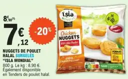 E.Leclerc Nuggets de poulet halal surgelés isla mondial offre