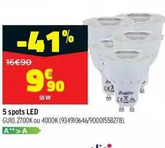 Bricorama 5 Sports Led offre