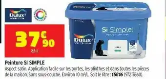 Bricorama Peinture Si Simple Dulux Valentine offre