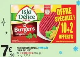 E.Leclerc Hamburgers halal surgelés isla délice offre