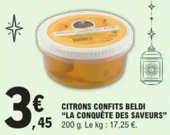 E.Leclerc Citrons confits beldi la conquête des saveurs offre