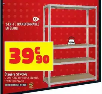 Bricorama étagère Strong offre