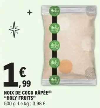 E.Leclerc Noix de coco râpée holy fruits offre