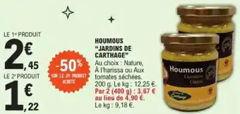 E.Leclerc Houmous jardins de carthage offre