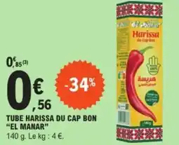 E.Leclerc Tube harissa du cap bon el manar offre