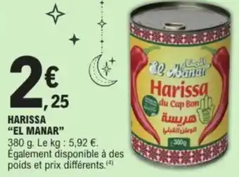 E.Leclerc Harissa el manar offre