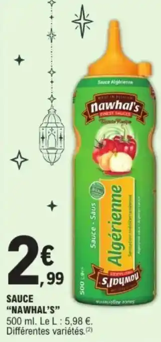 E.Leclerc Sauce nawhal's offre