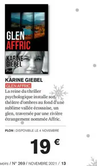 Carrefour Glen Affric Karine Giebel offre