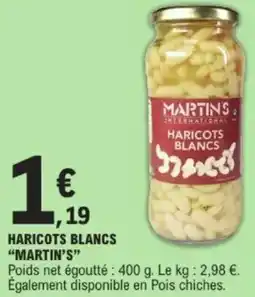 E.Leclerc Haricots blancs martin's offre