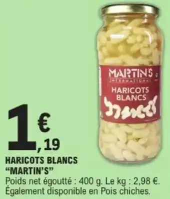 E.Leclerc Haricots blancs martin's offre