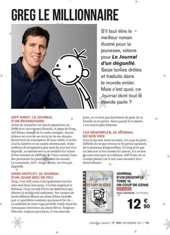 Carrefour Journal D'un Dégonflé Tome 16 Un Coup De Génie offre