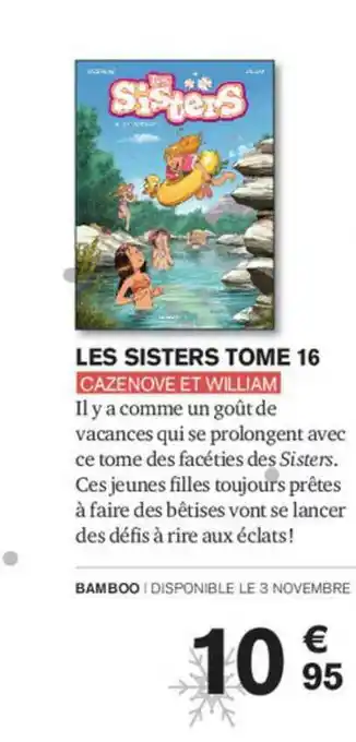 Les Sisters Tome 16 Cazenove Et William