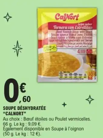 E.Leclerc Soupe déshydratée calnort offre