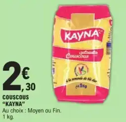 E.Leclerc Couscous kayna offre