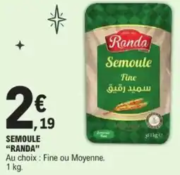 E.Leclerc Semoule randa offre