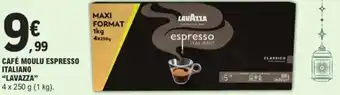 E.Leclerc Café moulu espresso italiano lavazza offre