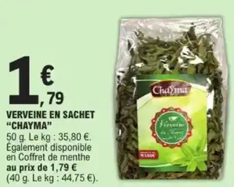 E.Leclerc Verveine en sachet chayma offre