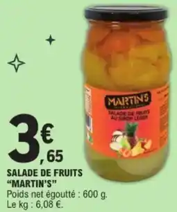 E.Leclerc Salade de fruits martins offre