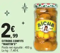 E.Leclerc Citrons confits martin's offre